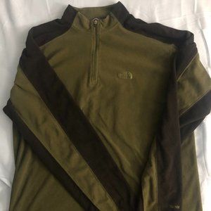 The North Face zip Pullover size Large